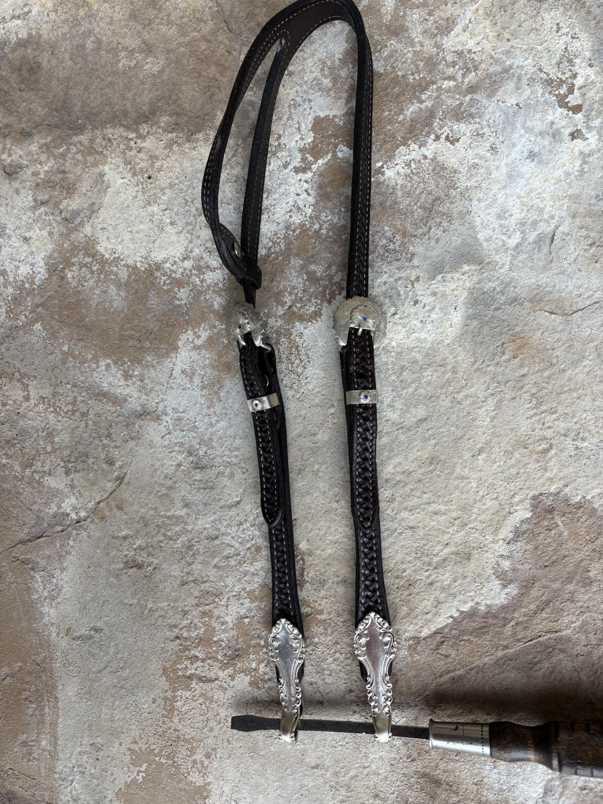 Vintage Billy Cook Headstall Sterling Silver Spoon Bit Hangers & Fleming Silver