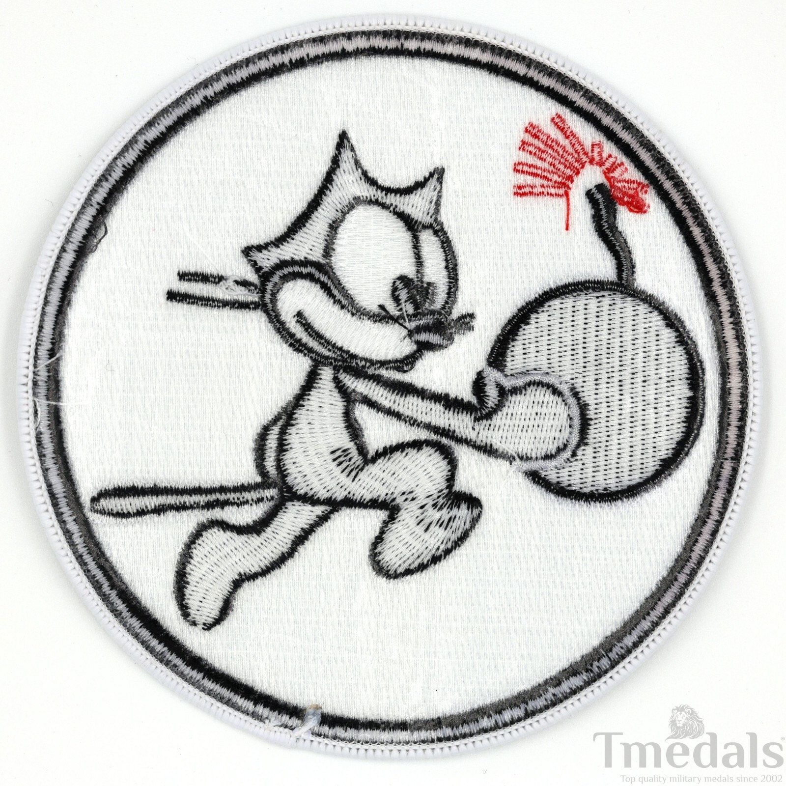 US USA NAVY VF-31 FIGHTING 31 FELIX THE CAT WITH BOMB EMBROIDERED PATCH ww12
