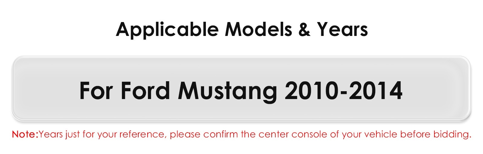 9.7" Tesla Style For Ford Mustang 2010-2014 Car Stereo Radio Android Gps Navi US