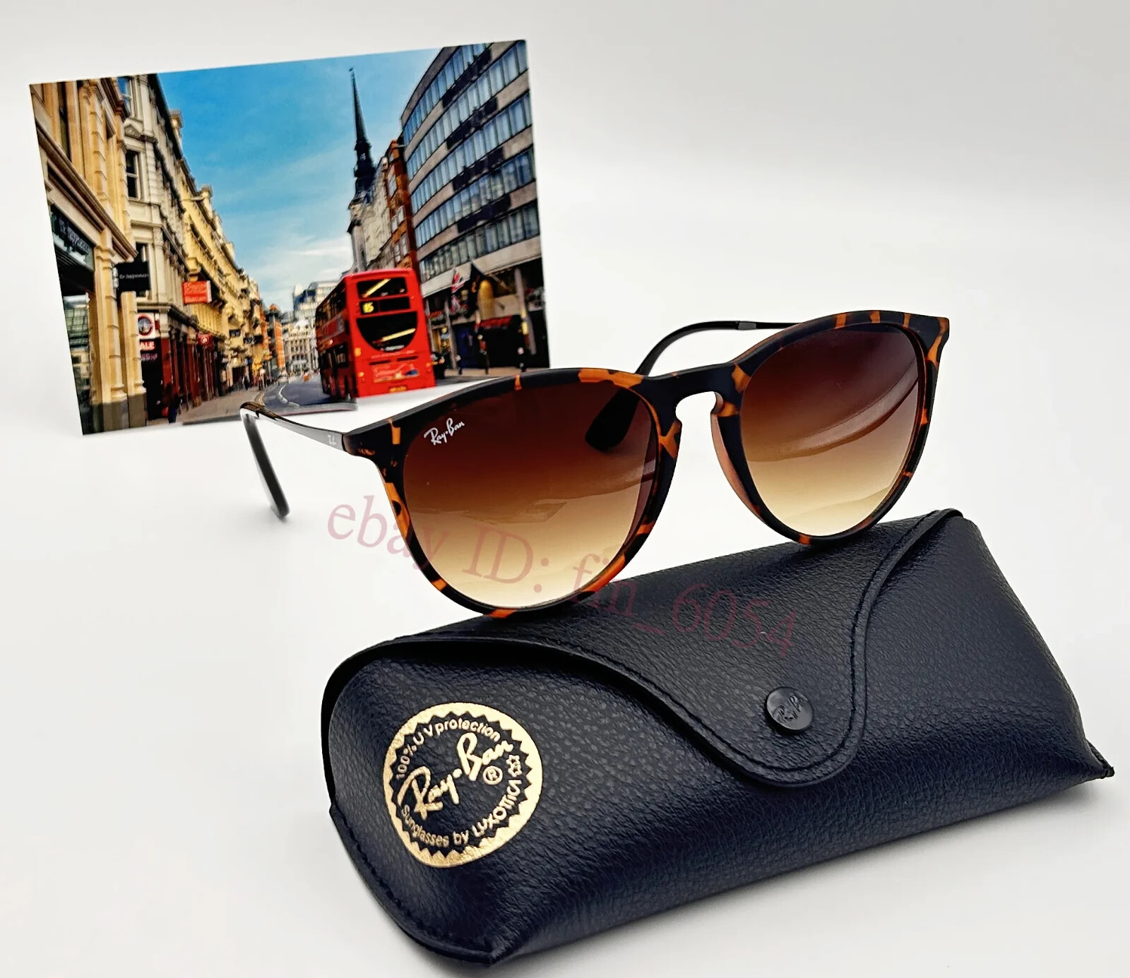 Ray-Ban RB4171 Sunglasses Tortoiseshell Frame Ombre Brown Gradie