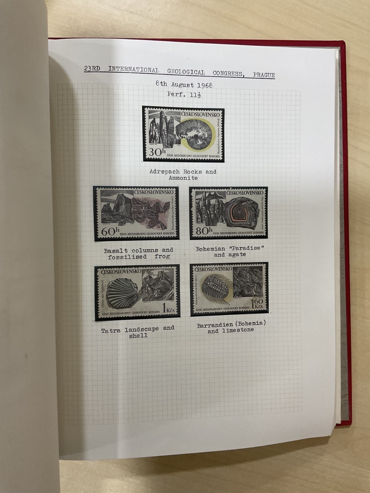 Czechoslovakia stamps. 1938 - 1970. Mint. Well written up album. G/109