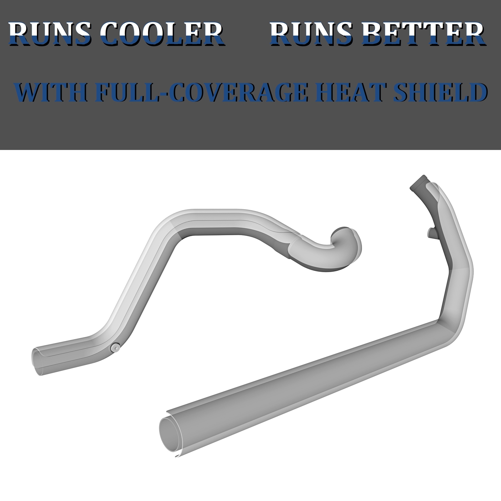 Exhaust Headers for Harley 1995-2016 Touring, for Road King, W/ Torque cones