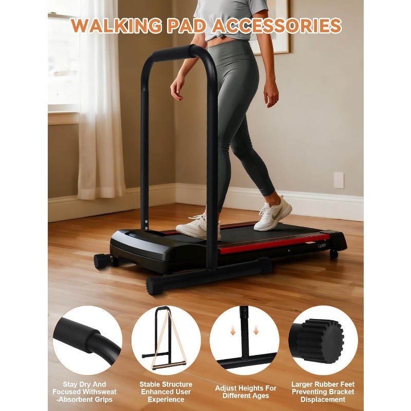 Handle Bar for Walking Pad Only, Adjustable Handrail Height from 34.2 to 42.1