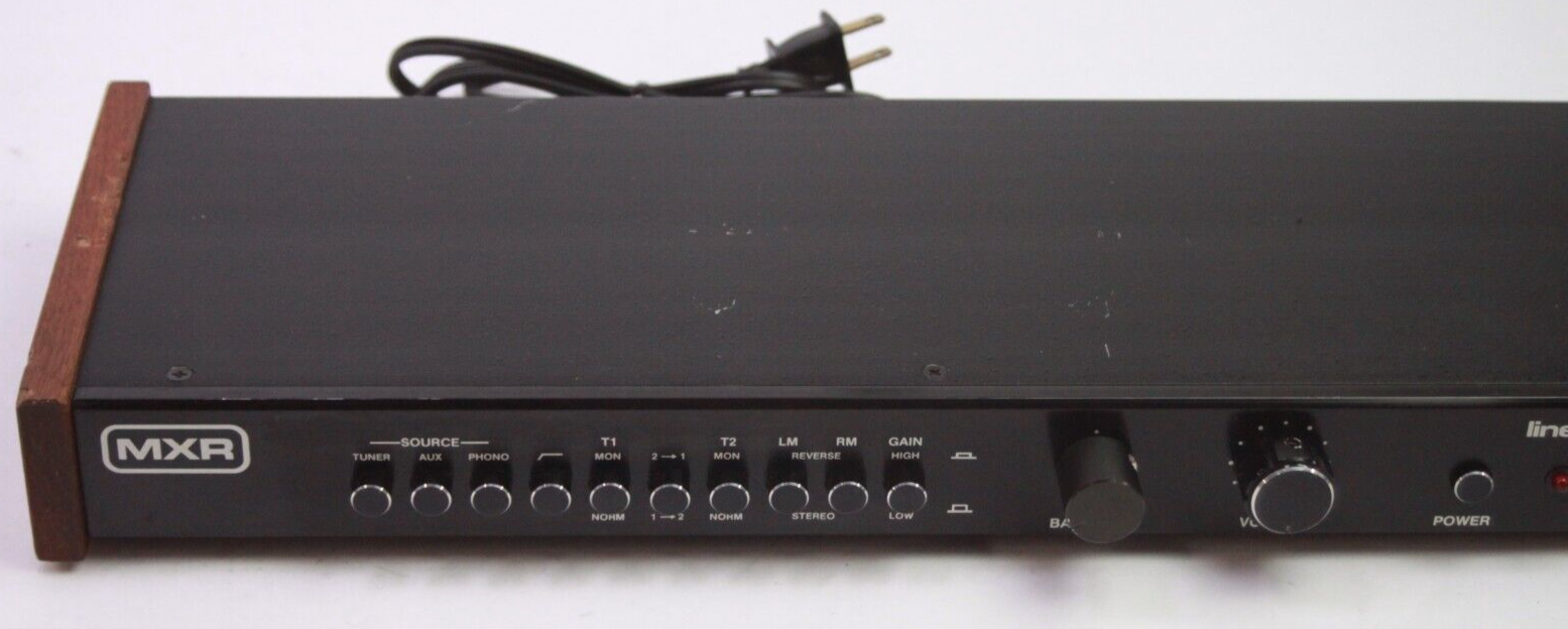 Vintage Wood Grain MXR Linear Preamp Model No 139 Tested