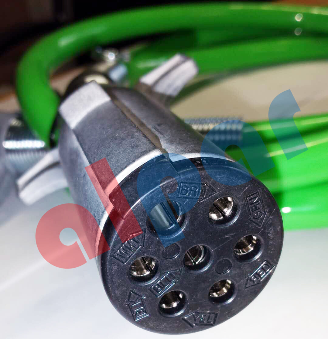 7 way ABS Cable 15ft Straight Ref: 179.3017.15, 30-2071, 590166, BE27458