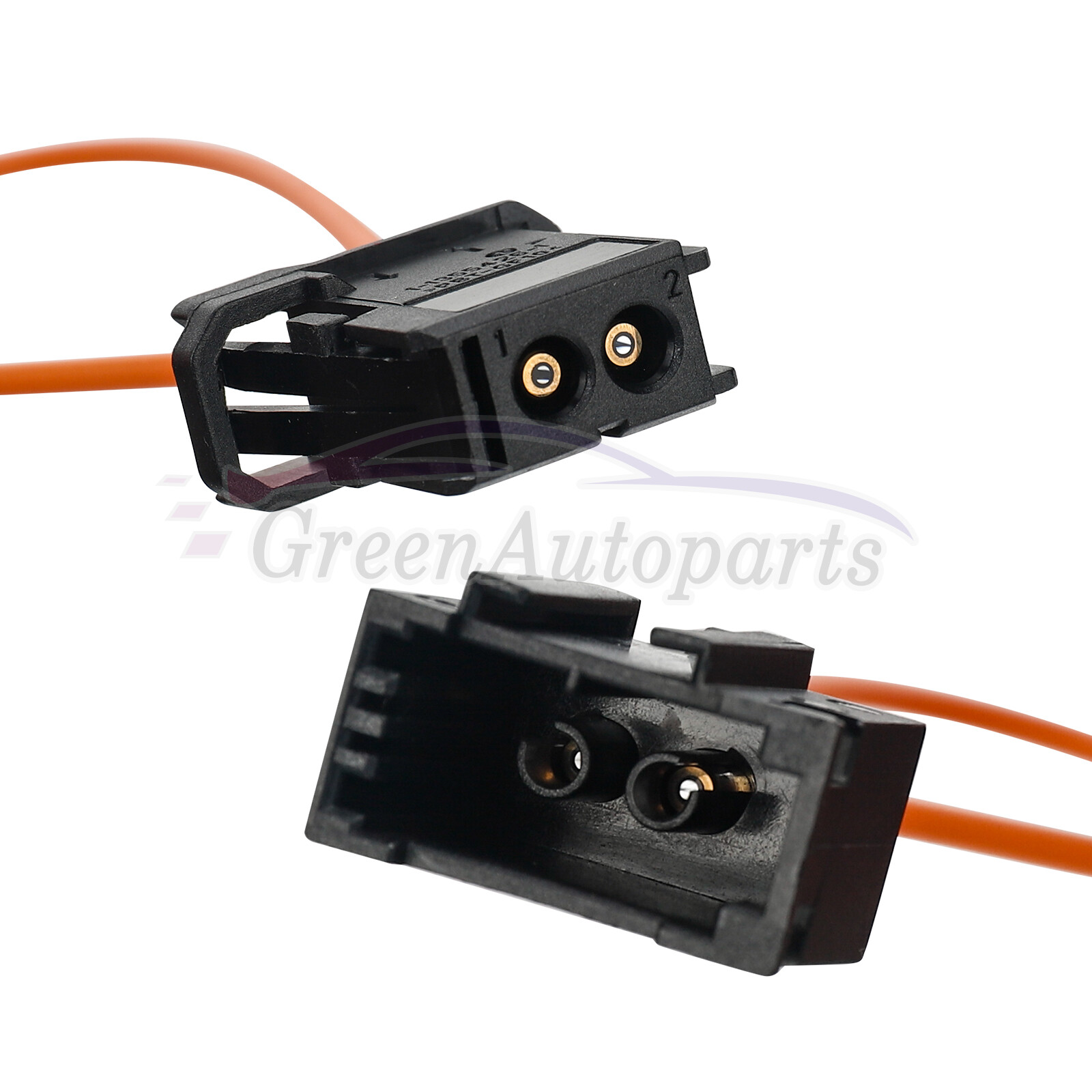 2X For BMW MERCEDES MOST Diagnostic Kit Fiber Optic Loop Bypass Male Female Plug