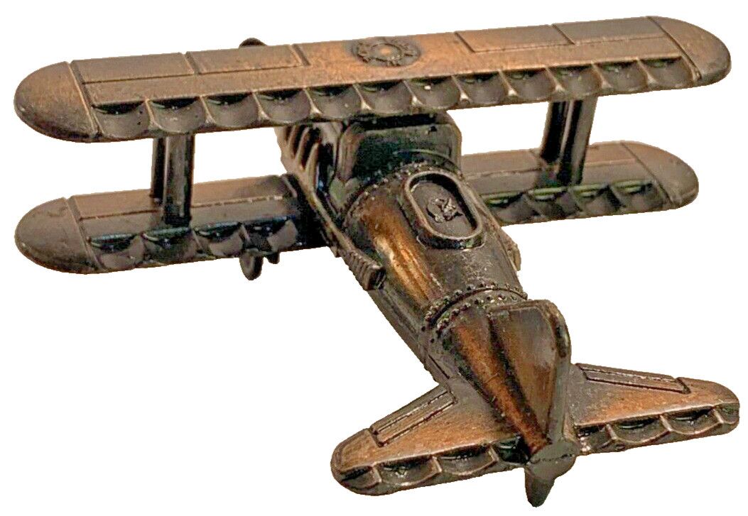 Vintage Die-Cast Pencil Sharpener Biplane PSF1