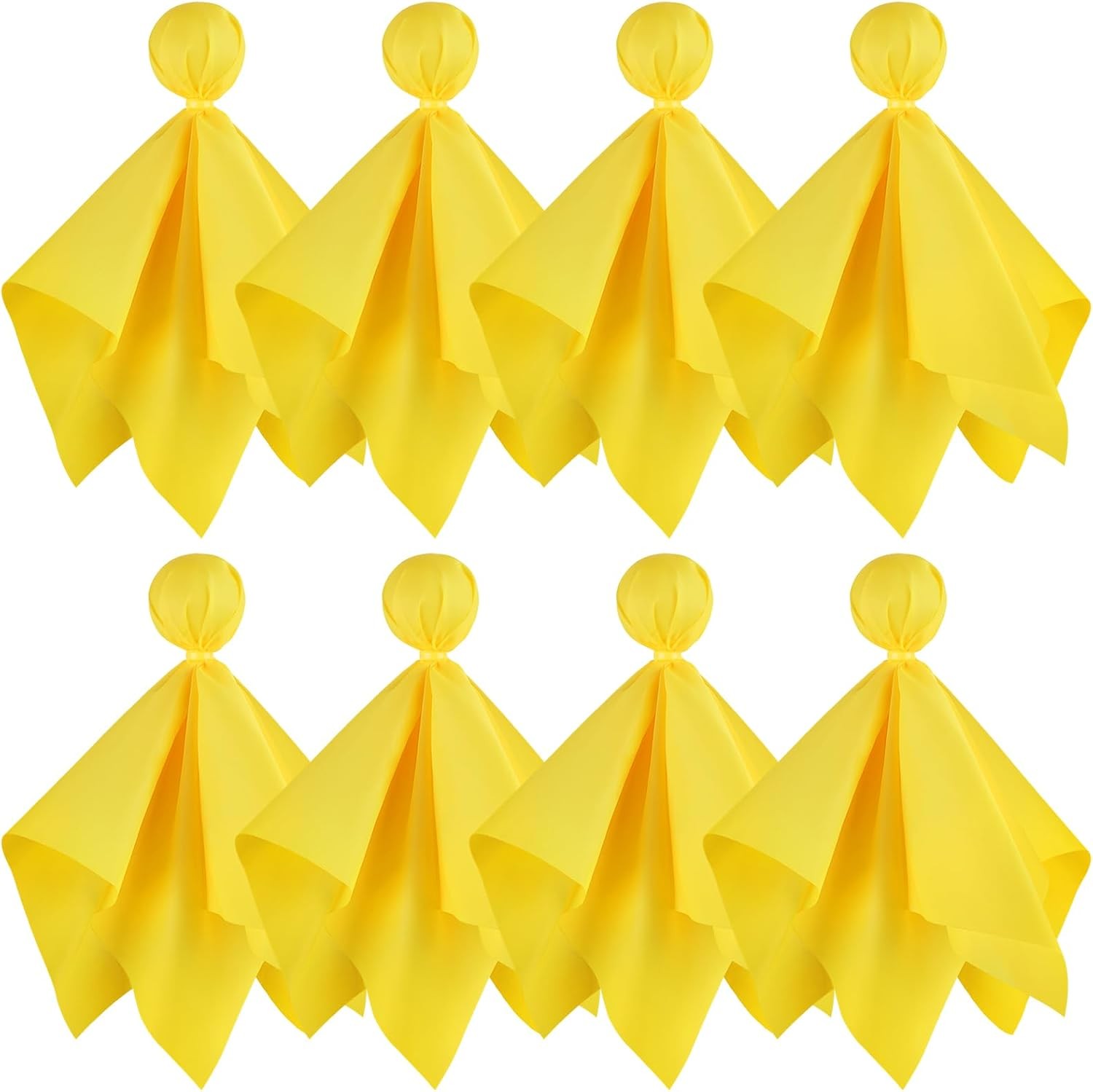 8 PCS Yellow Penalty Flag Football Flags Referee Game Party Accessory