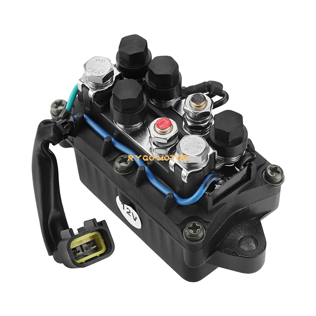 Engine Trim Relay Solenoid Box replaces for Yamaha 63P-81950-00-00, 63P819500000