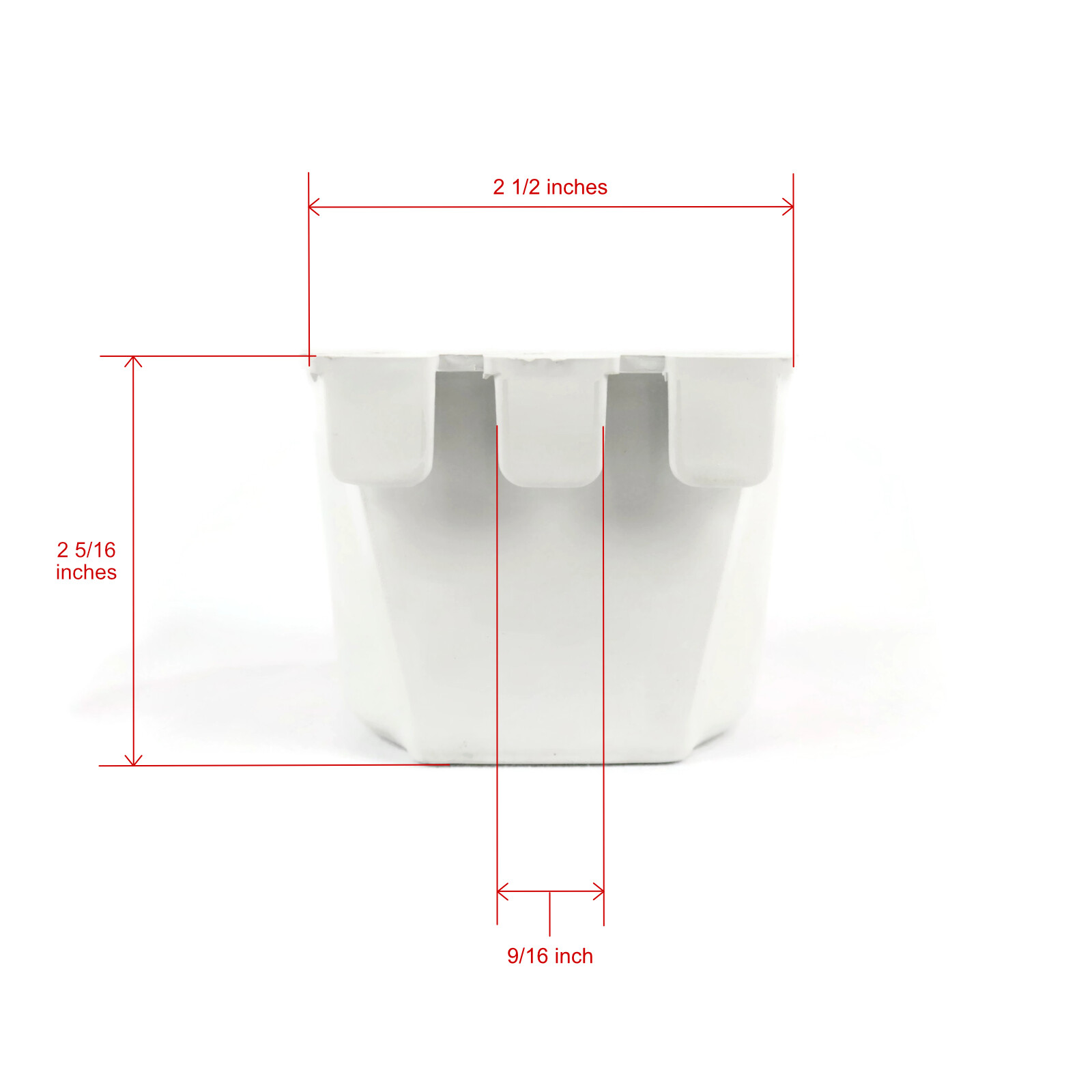 (Pack of 20) Gray Cage Cups made of Flexible Plastic Prevent Freezing & Breaking