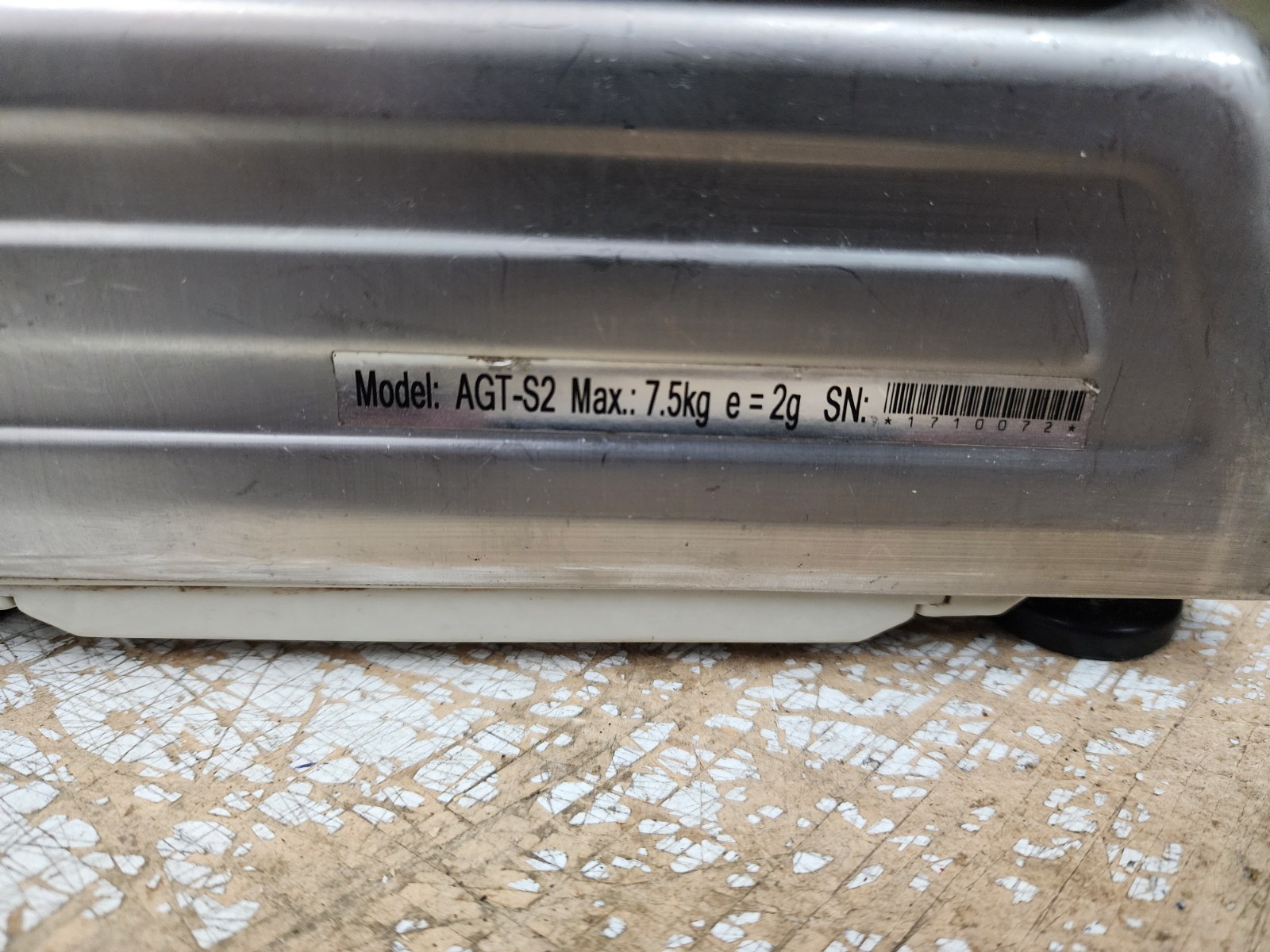 Scalesensor Waterproof dual side screen Industrial Kitchen Lab Scale up to 7.5kg