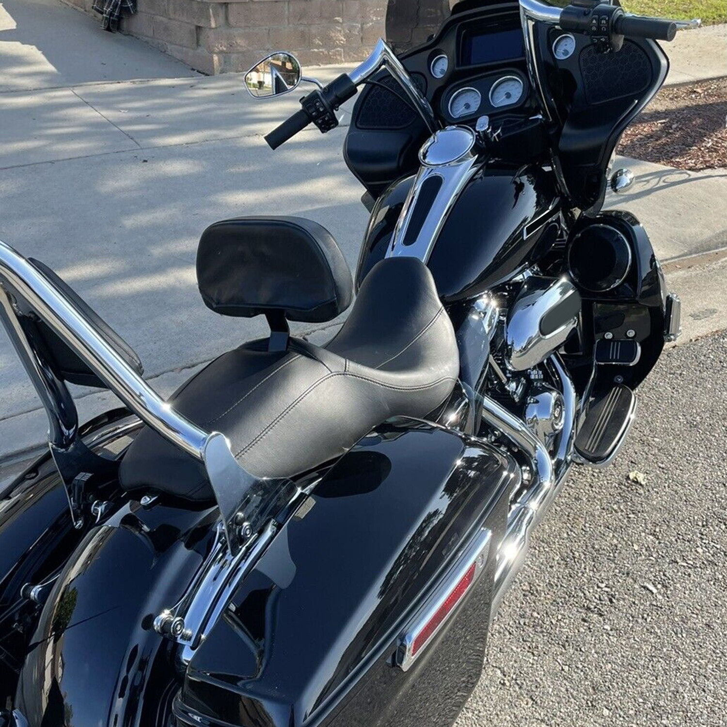 6.5" Speaker Box Pod Lower Vented Leg Fairing W/Grills For Harley Touring 14-24