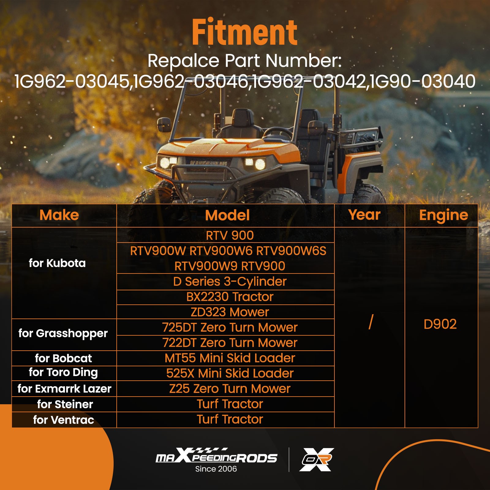 Complete Cylinder Head for Kubota D902 Engine D902-EF01 1G962-03045 1G962-03046