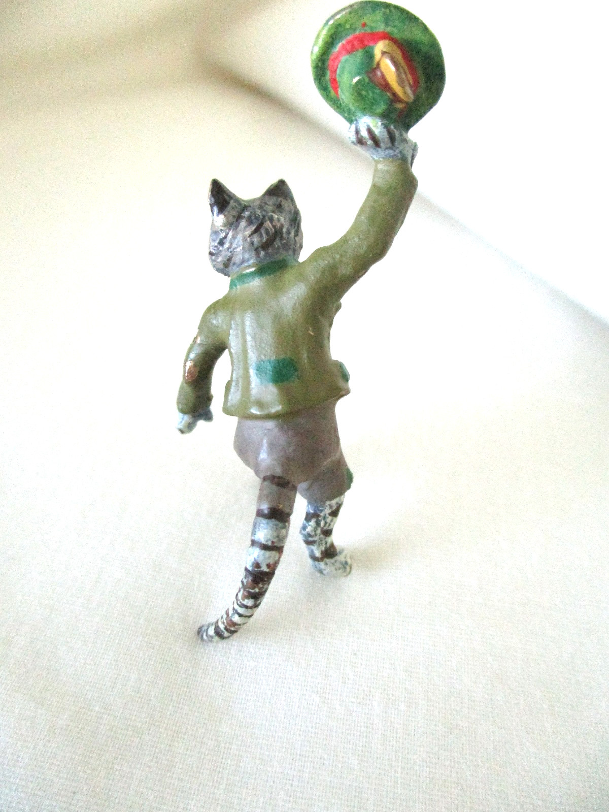 Vintage, COLD PAINTED VIENNA BRONZE,"DANCING CAT", FRANZ BERGMAN