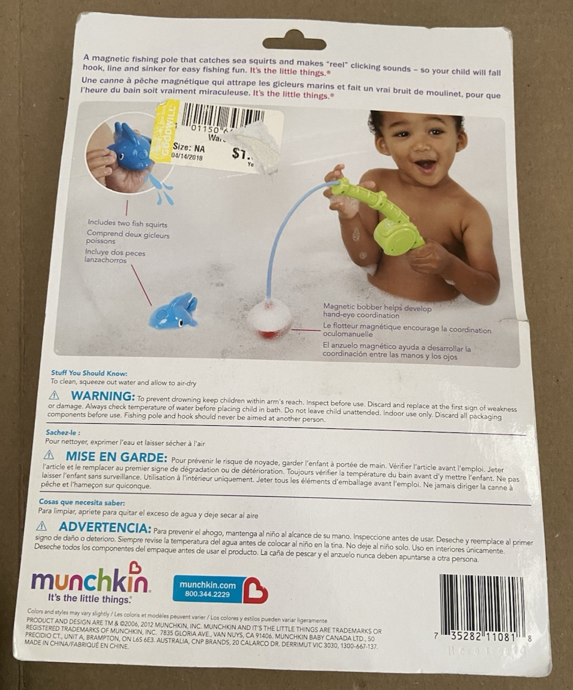 Three New Baby Bathtub Toys Sassy Spinners & Bath Cafe / Munchkin Gone Fishin'