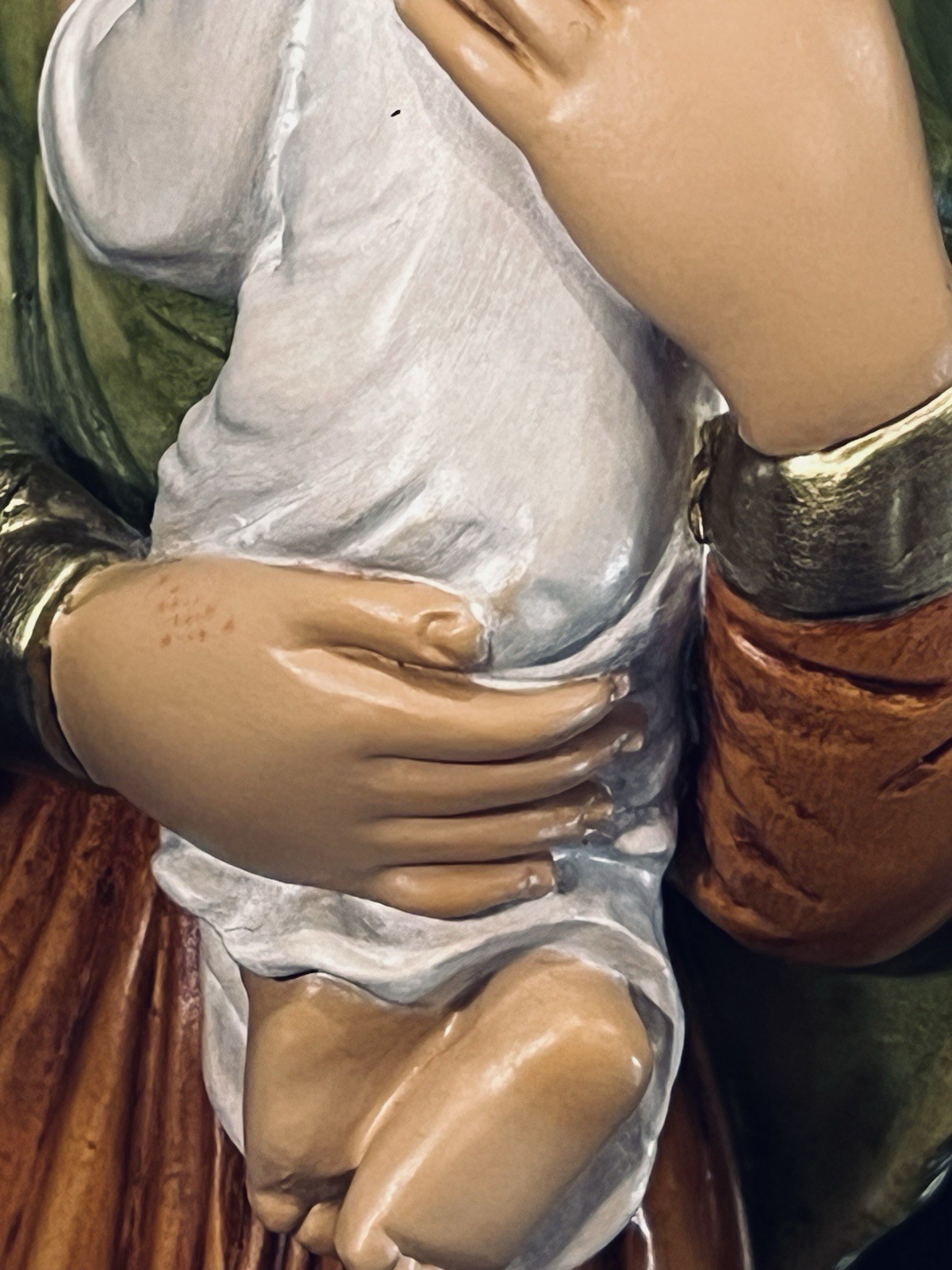 Virgin Mary Madonna Child Statue Catholic Religious 11” Mother & Baby Jesus