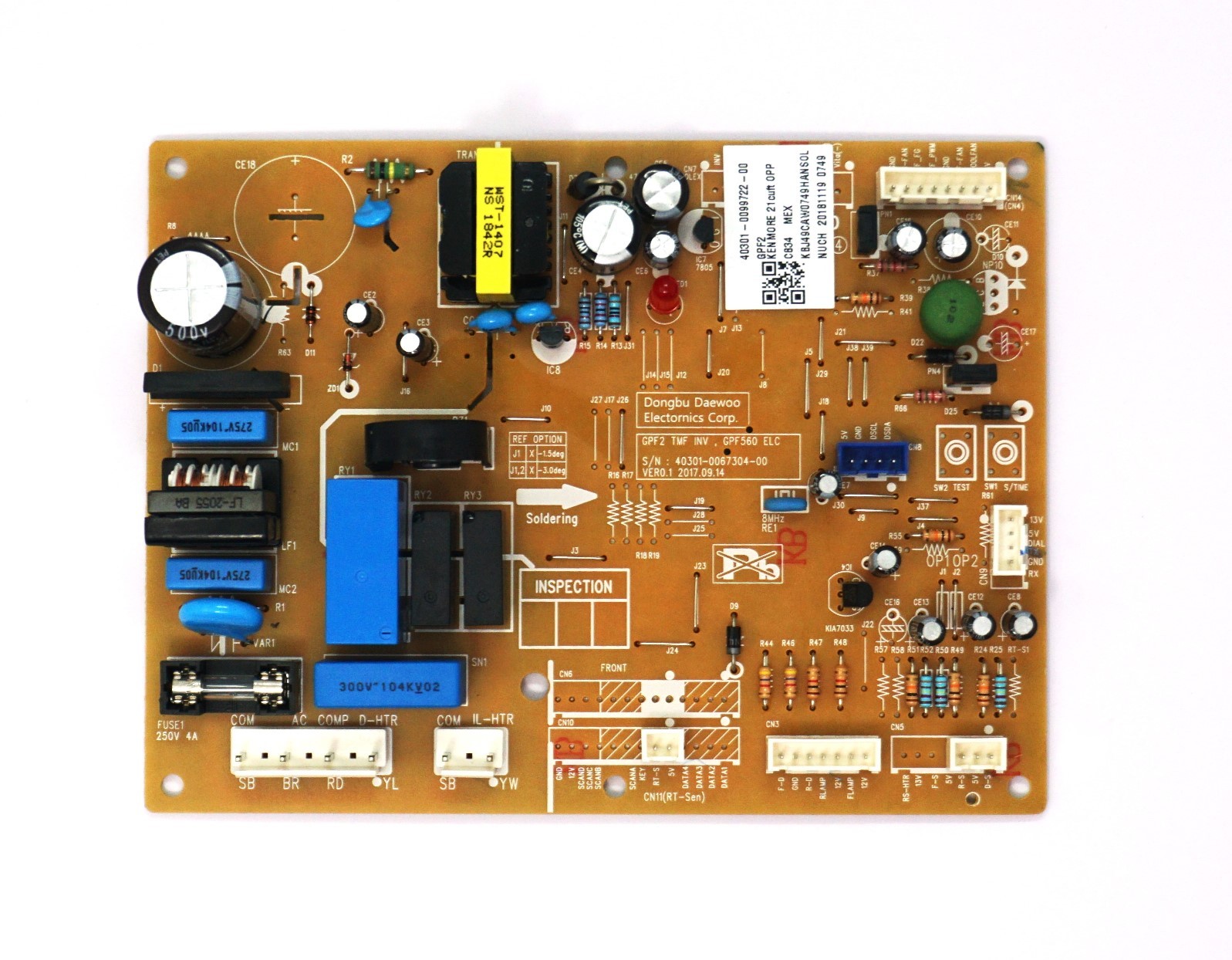 CoreCentric Refrigerator Control Board Replacement for Kenmore 40301-0099722-01
