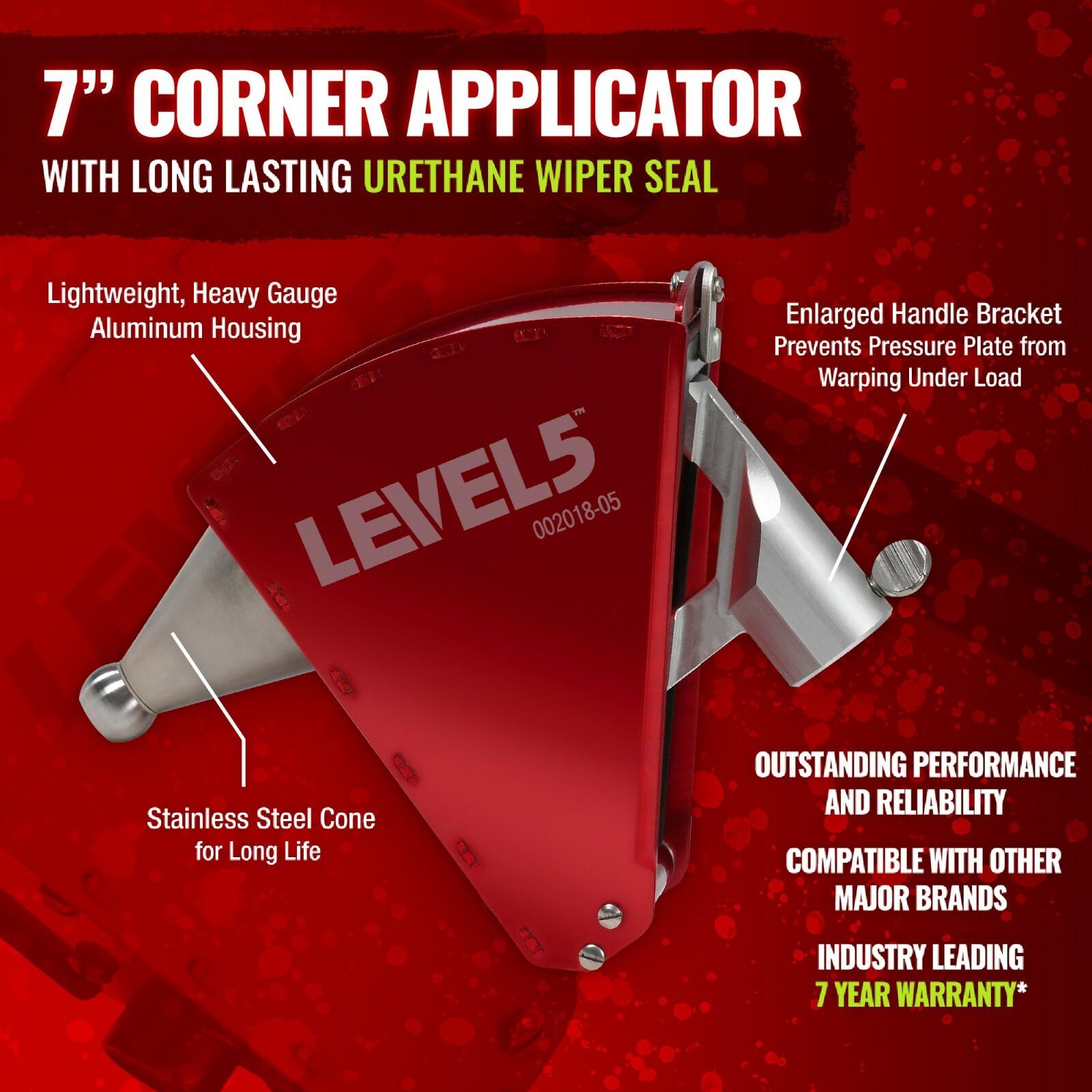 7" Drywall Corner Applicator Box | LEVEL 5 | 4-701R [VERY GOOD - REFURBISHED]