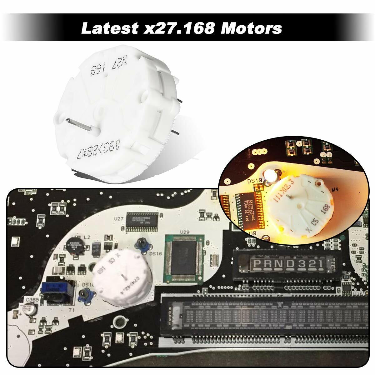 6PCs GM GMC Stepper Motor Speedometer Gauge Repair Kit Cluster 10 Bulbs X27 168