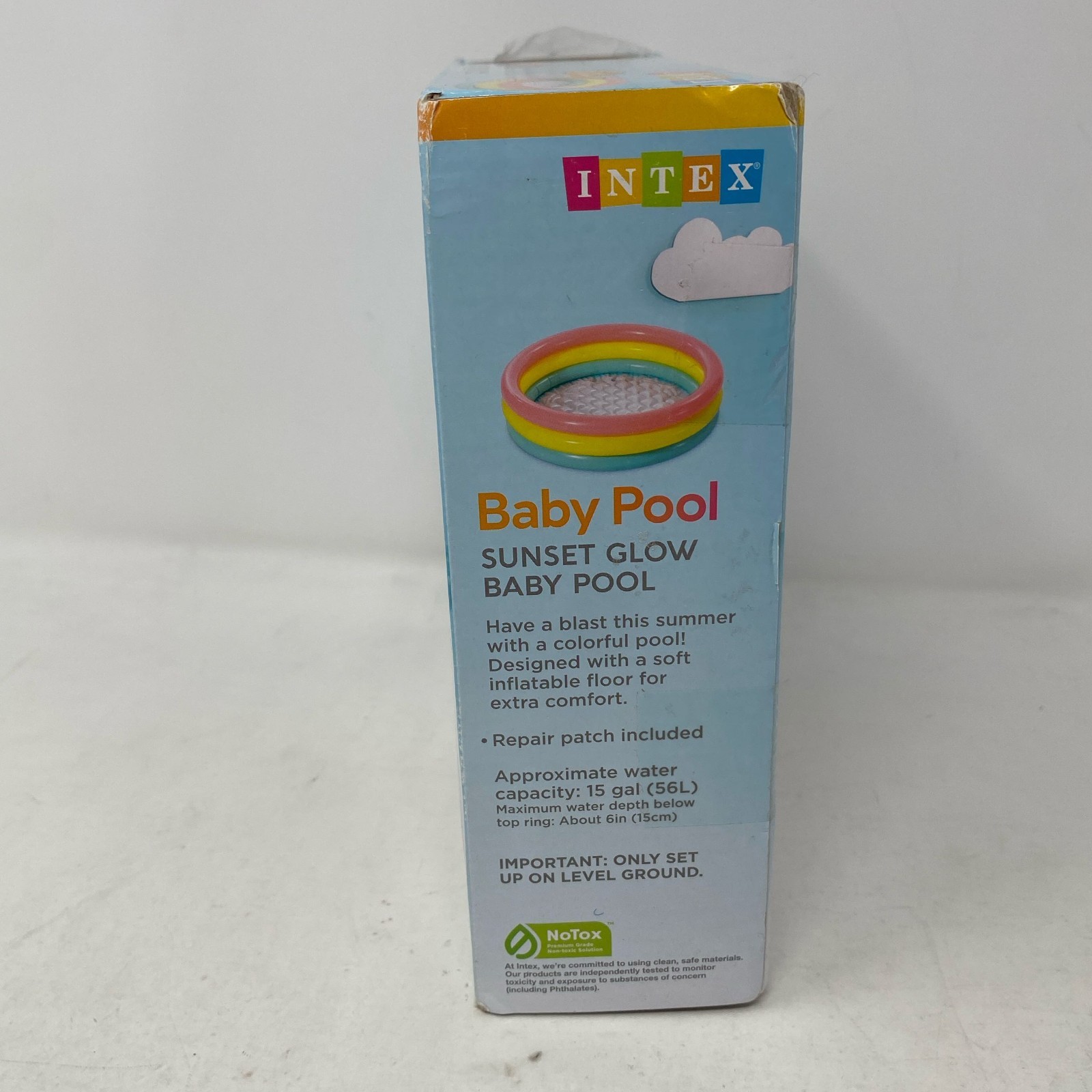Intex Sunset Glow Baby Pool, Multicolor 34in x 10in