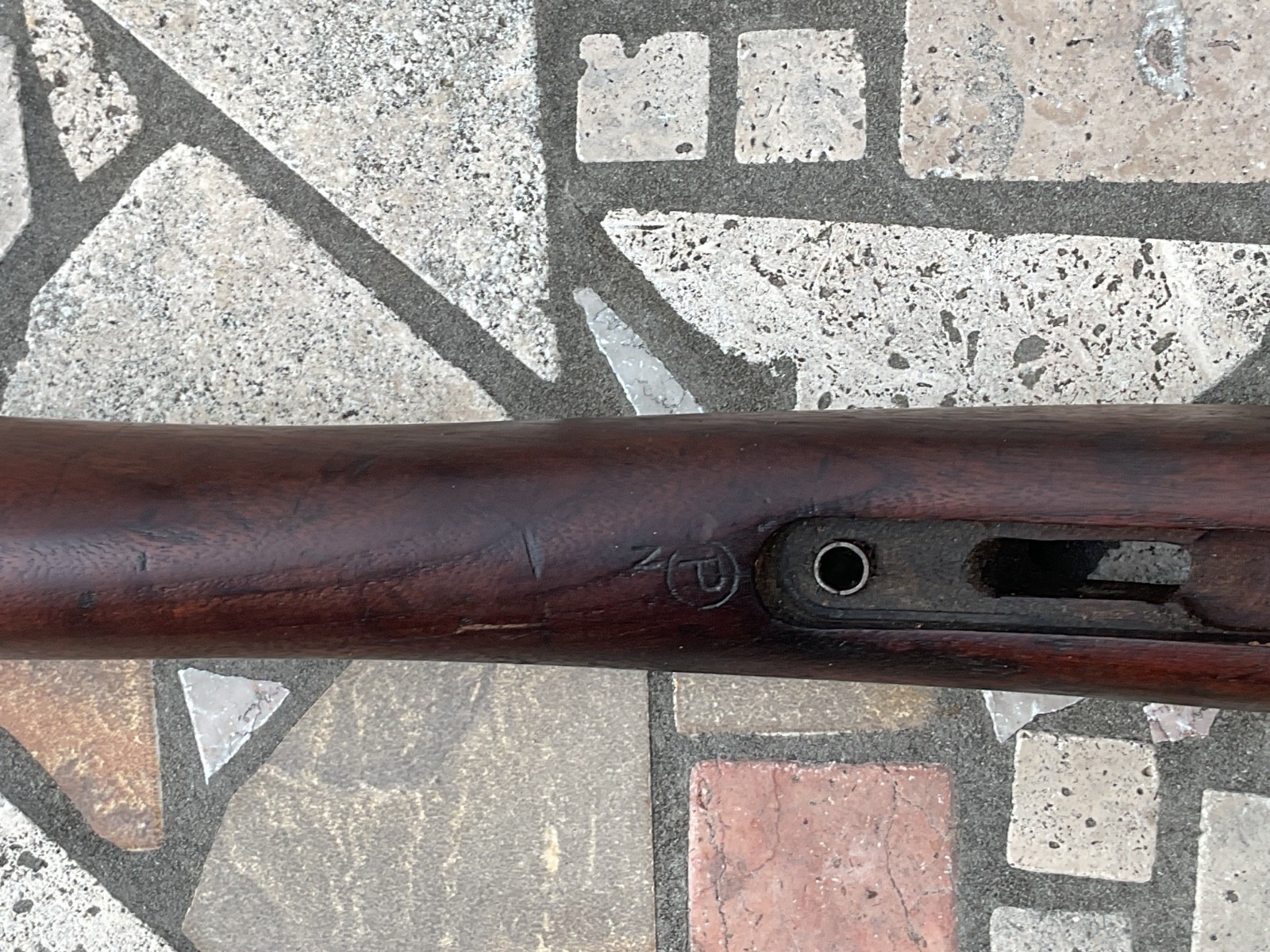 REMINGTON 1903A3 stock, handguard and hardware as shown.