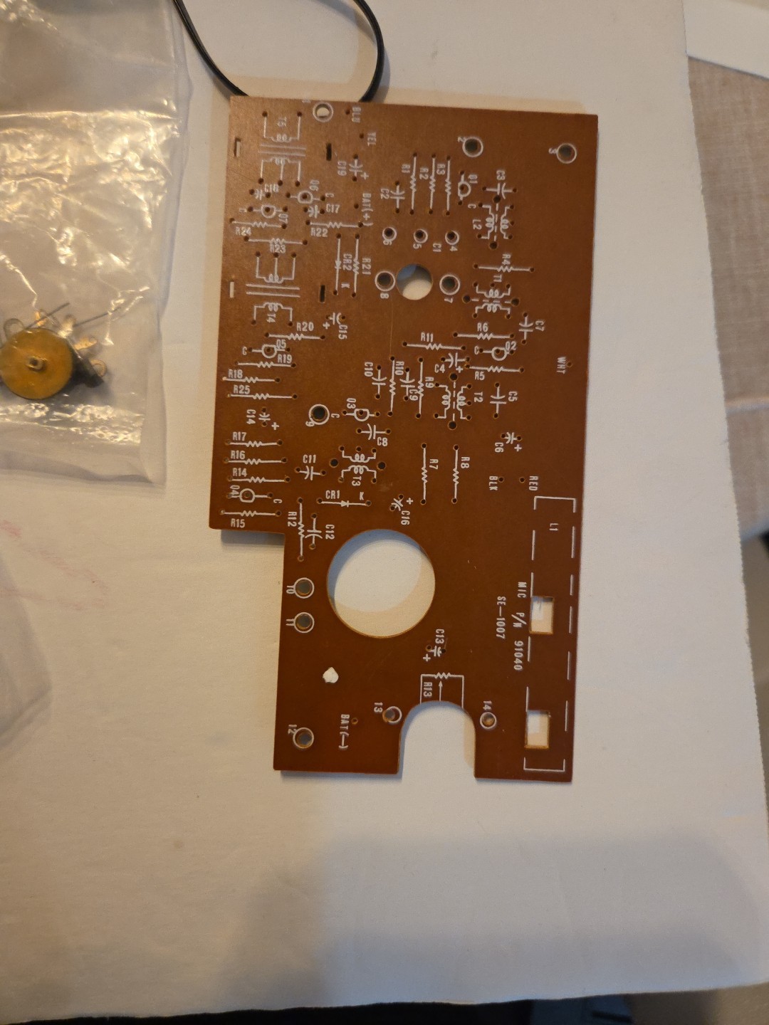 Marcraft SE-1007 Transistor Radio Kit - Not Complete