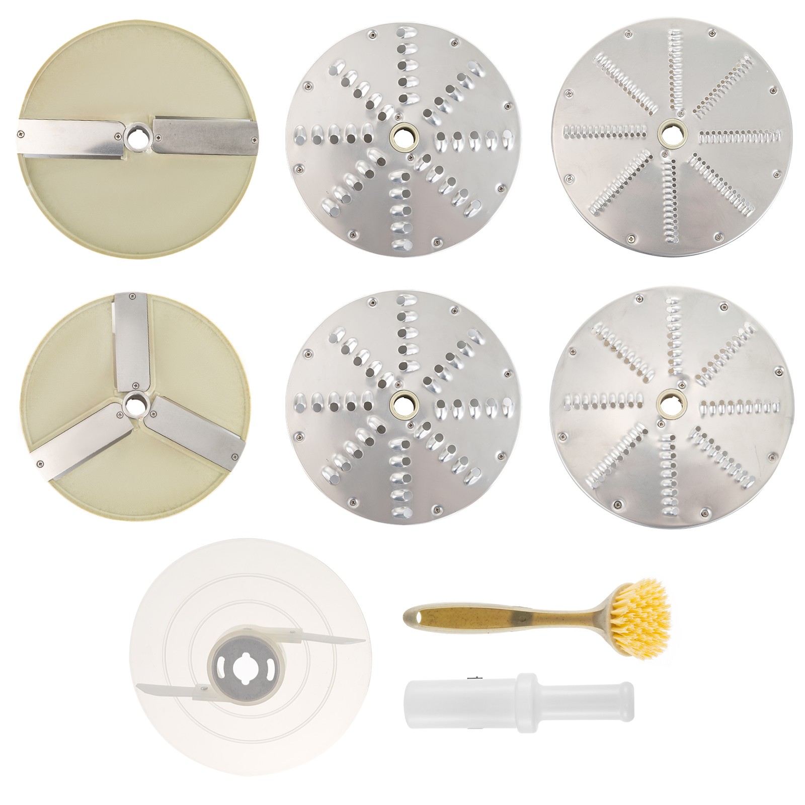 VEVOR Vegetable Cutter Commercial Food Processor 6 Cutting Disks Vegetable