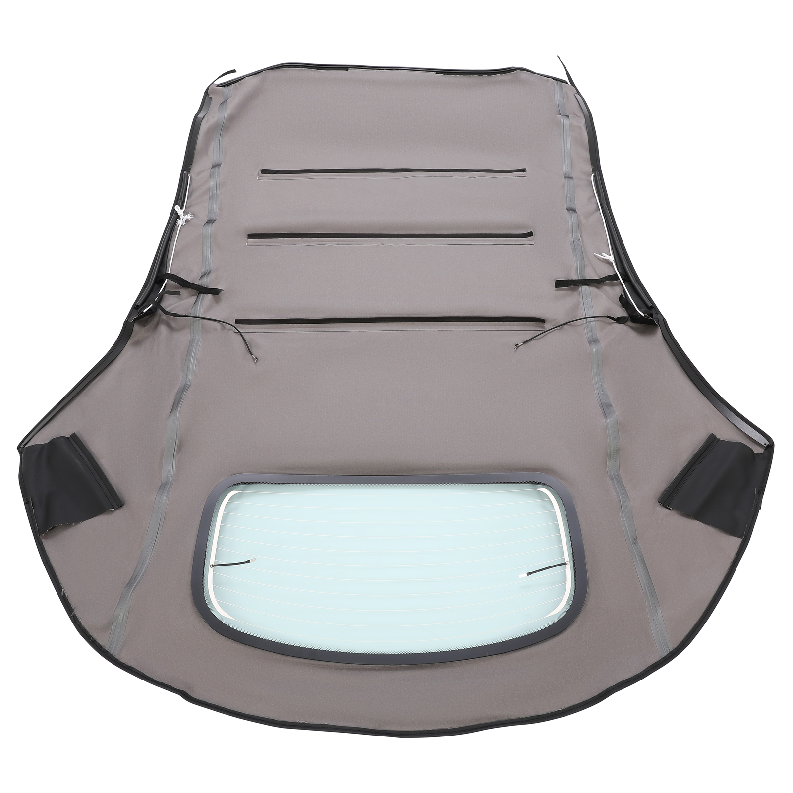 Black Convertible Soft Top Heated Glass Window For Volkswagen Beetle 2003-2010