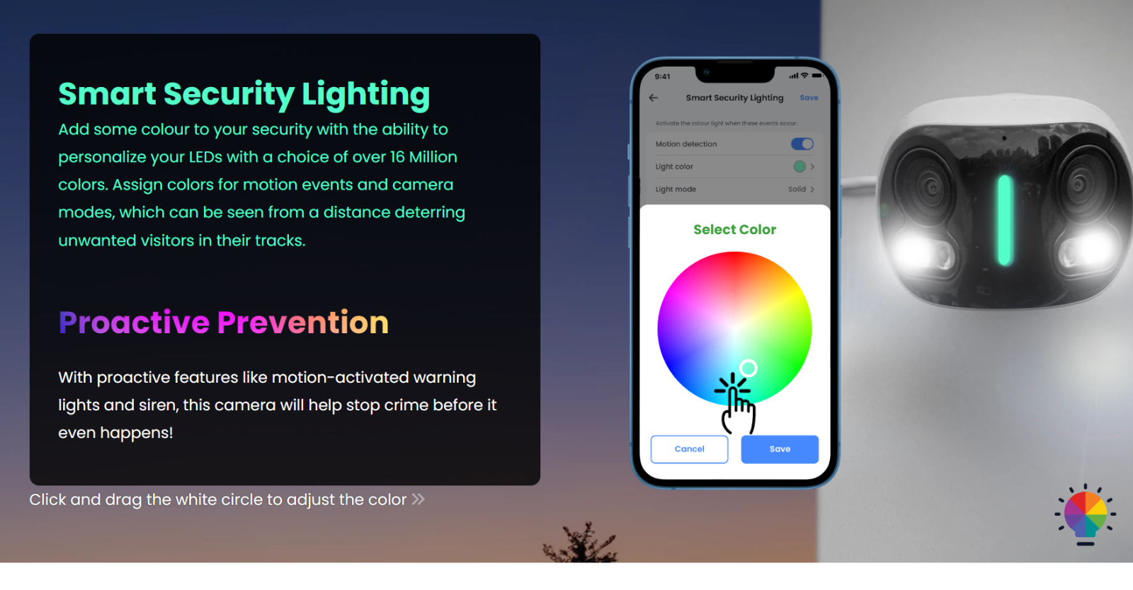 Lorex H20 4K Wired Dual Lens IP Camera Smart Security Lighting Motion Detection