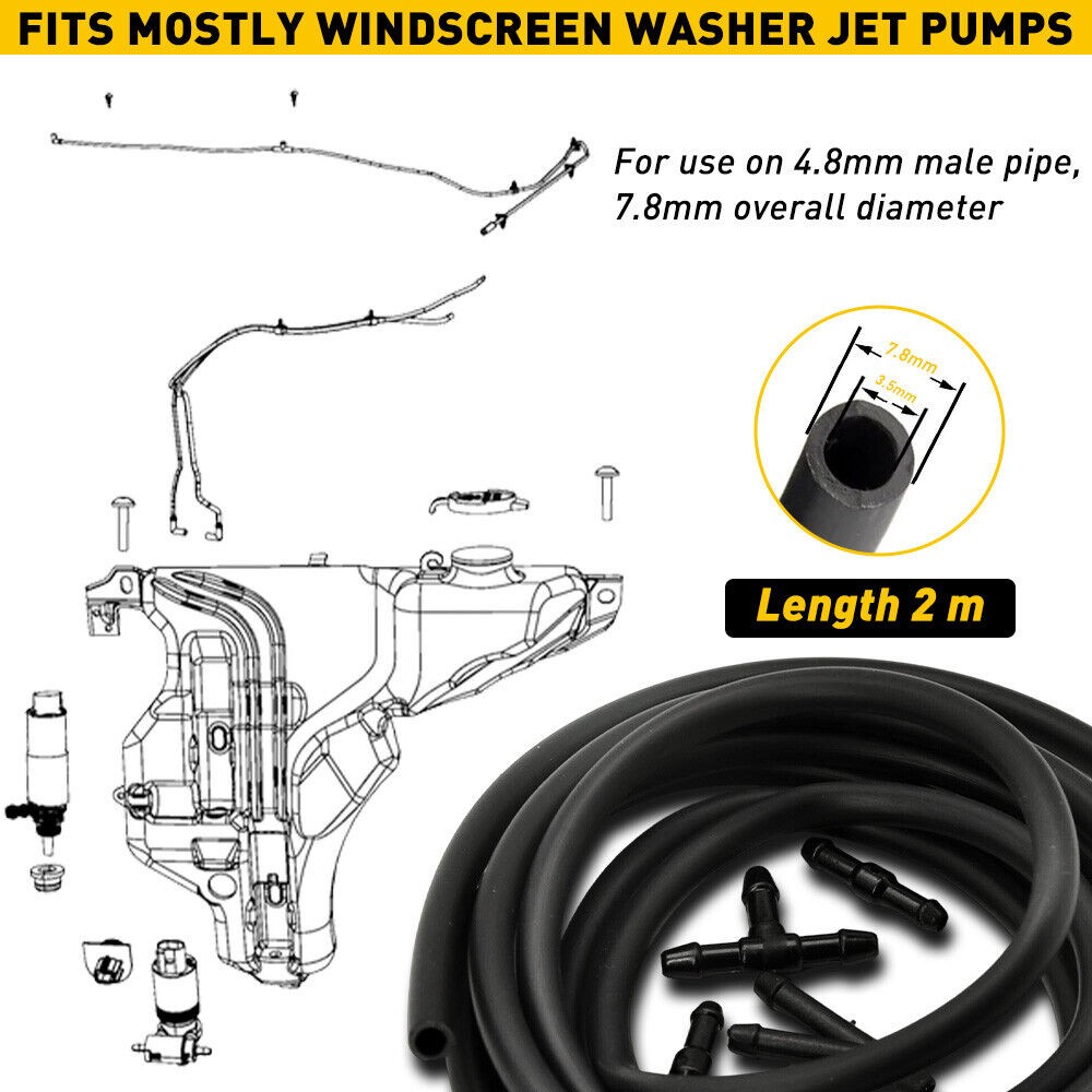 WINDSHIELD WASHER FLUID NOZZLE SPRAY JET SPRAYER FOR 2005-16 JEEP GRAND CHEROKEE