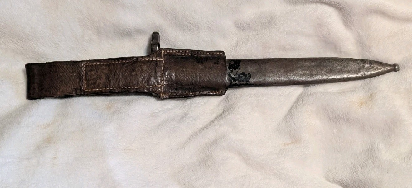 WWI Austrian M1895 Bayonet W/ SCABBARD Steyr Mannlicher M1895 Cavalry Carbine