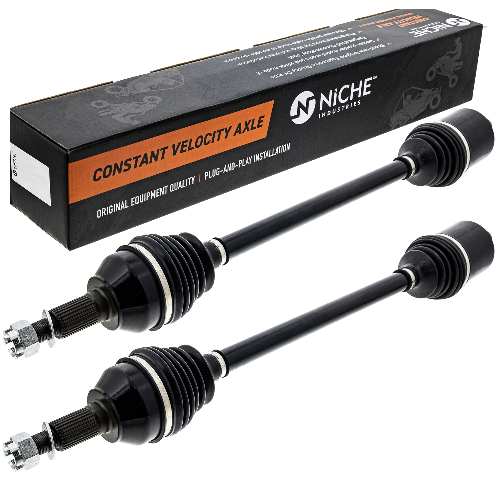 NICHE Front Half Shaft Drive Axle for Polaris RZR Pro XP 4 Sport 1334389 2 Pack