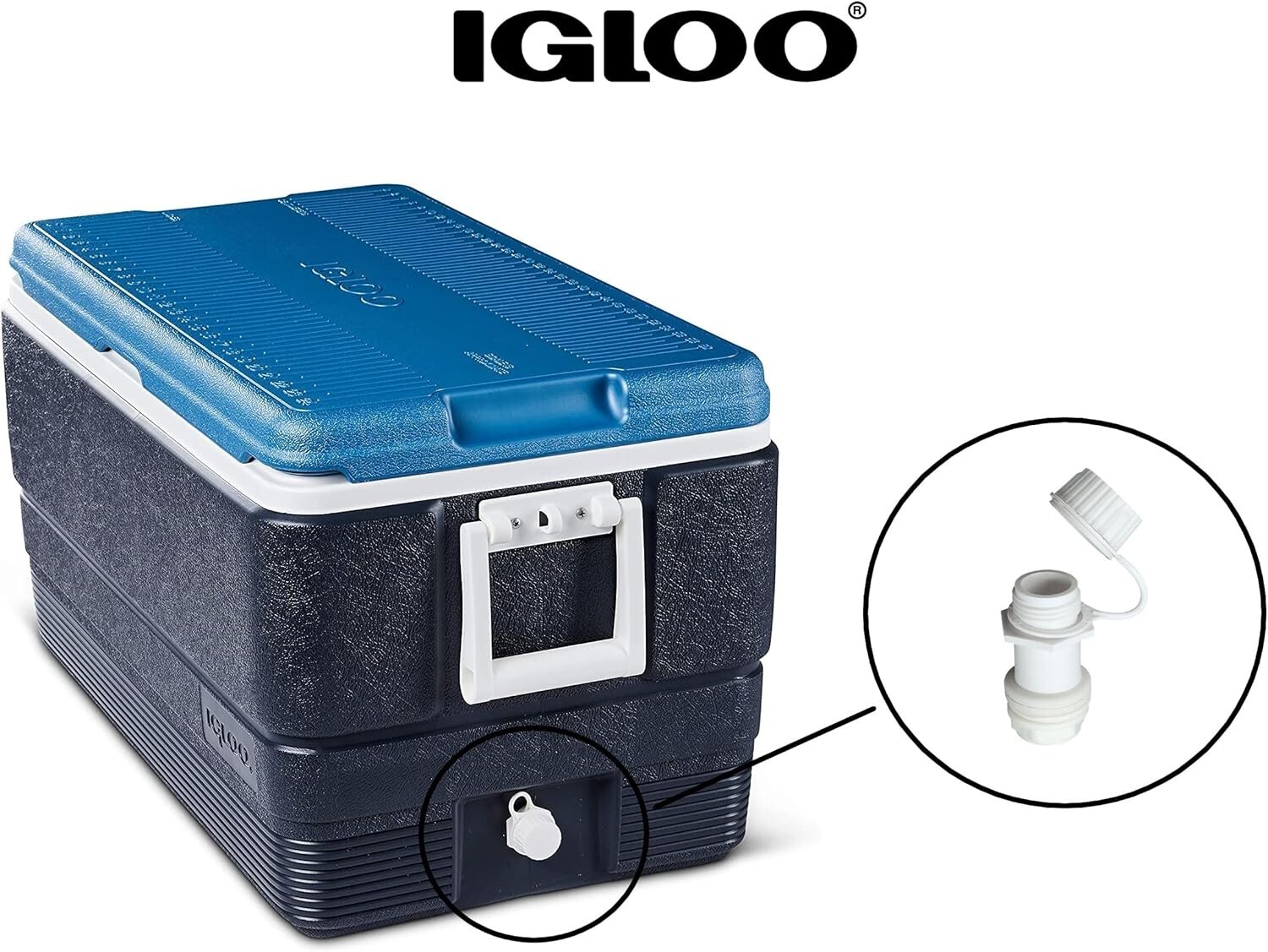 Igloo Replacement Threaded Drain Plug One Size, White