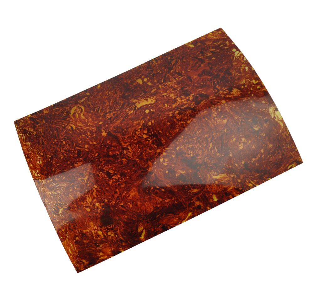 Gauge 0.46mm Celluloid Sheet Drum Wrap Musical Instrument Deco Brown Tortoise