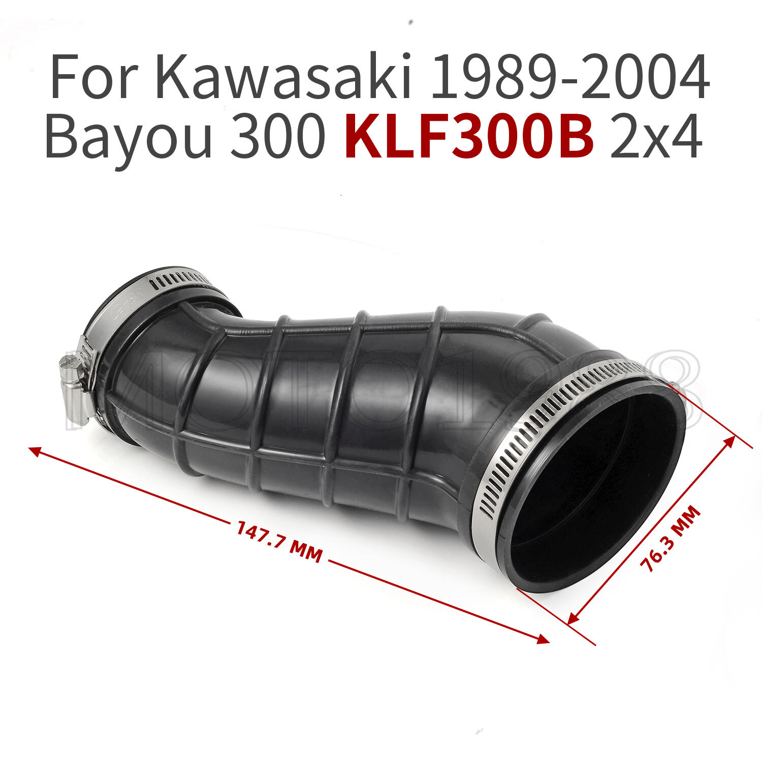 FOR KAWASAKI BAYOU 300 KLF300B 2X4 AIR BOX TO CARBURETOR INTAKE BOOT DUCT 89-04