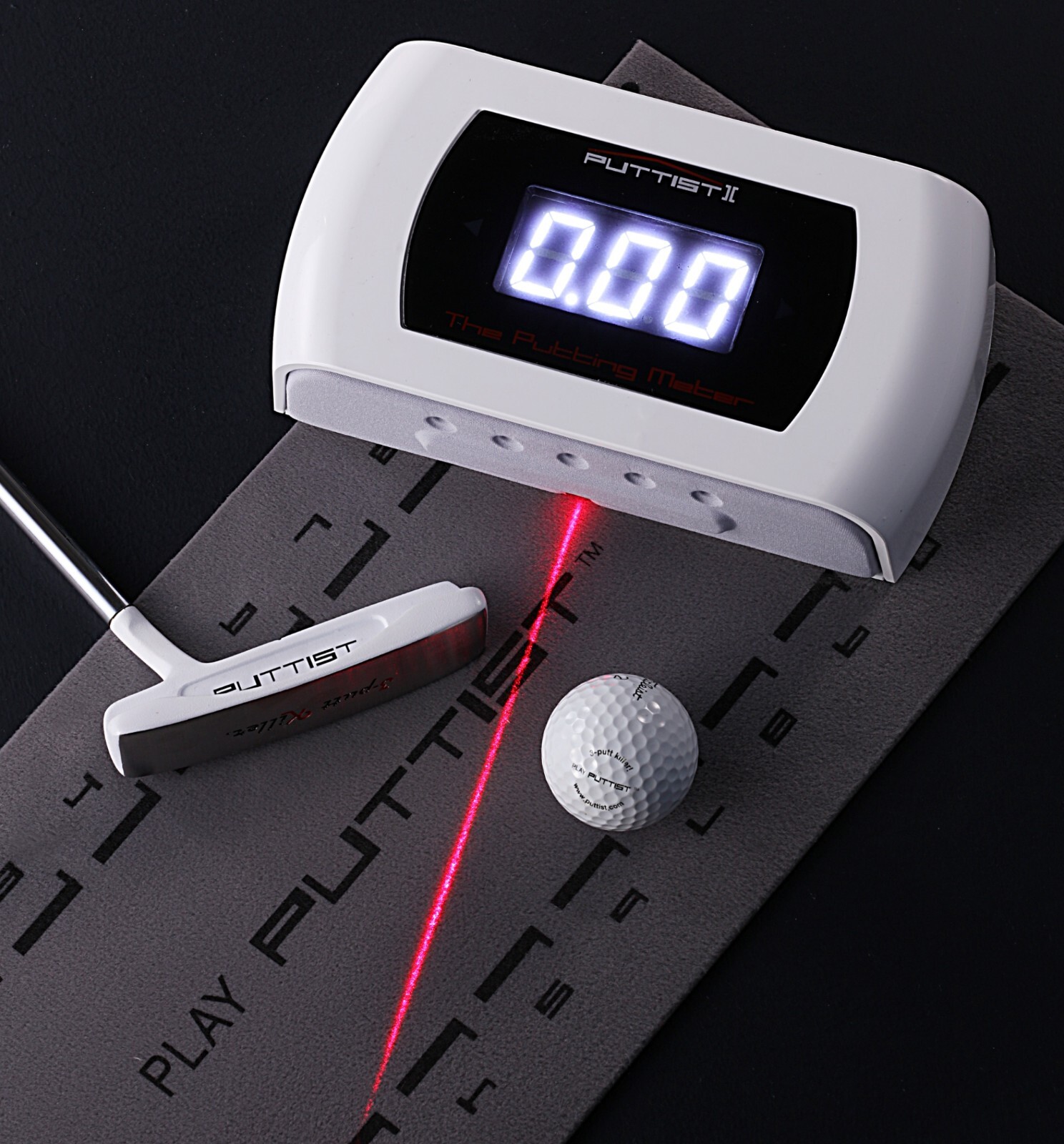 PUTTIST II Newest Digital Putting Trainer (20m or 60 ft wiht LASER & Battery )