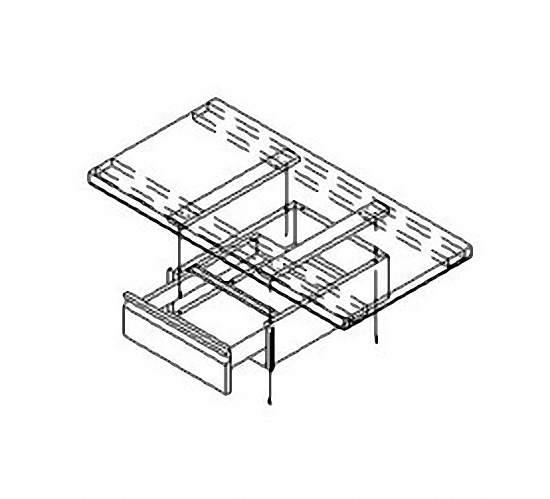 ACE Stainless Steel Heavy Duty Drawer 25" x 22" for Worktable NSF DA-2020