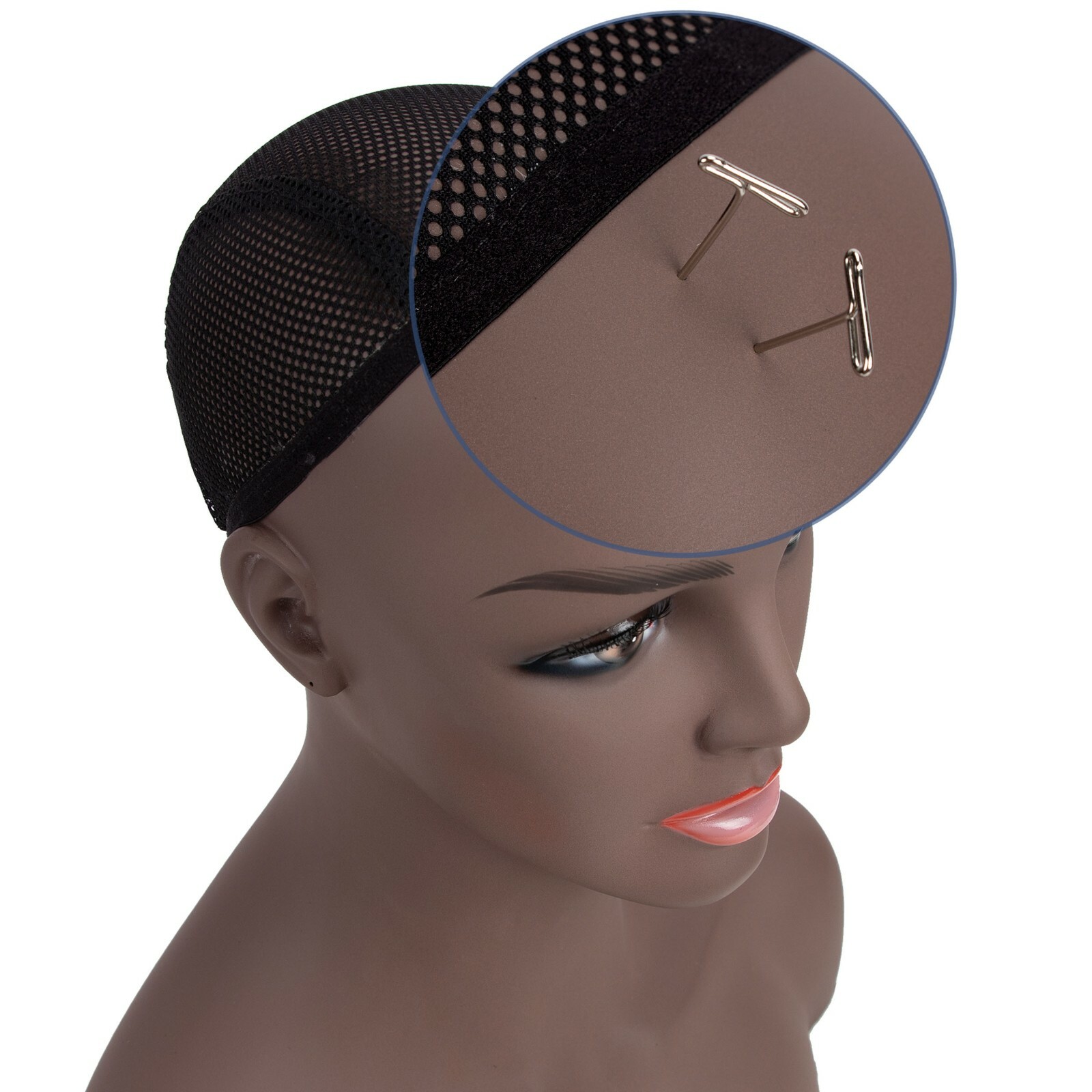 16.5" Realistic Mannequin Wig Head Manikin shoulder Bust Stand Display Hair CM-S