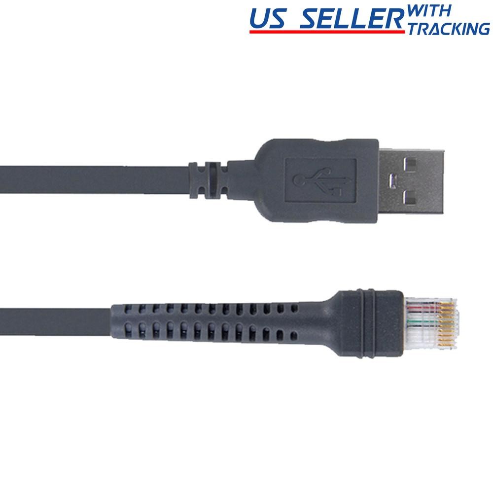 10FT USB Cable for Symbol Barcode Scanner LS2208 LS4208 LS1203 LS4328 and More