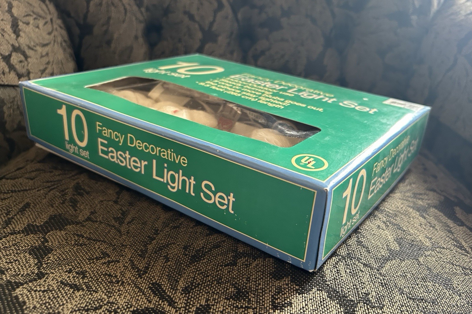 Vintage Bunny 10 Light String Blow Mold Set - NEW Easter Spring