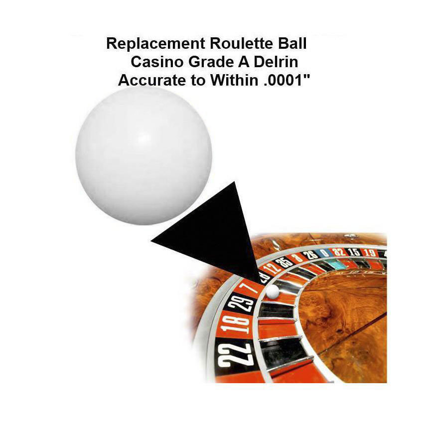 (Two) 5/8 Inch Casino Grade Roulette Ball (Pill) - Item 20-1058x2