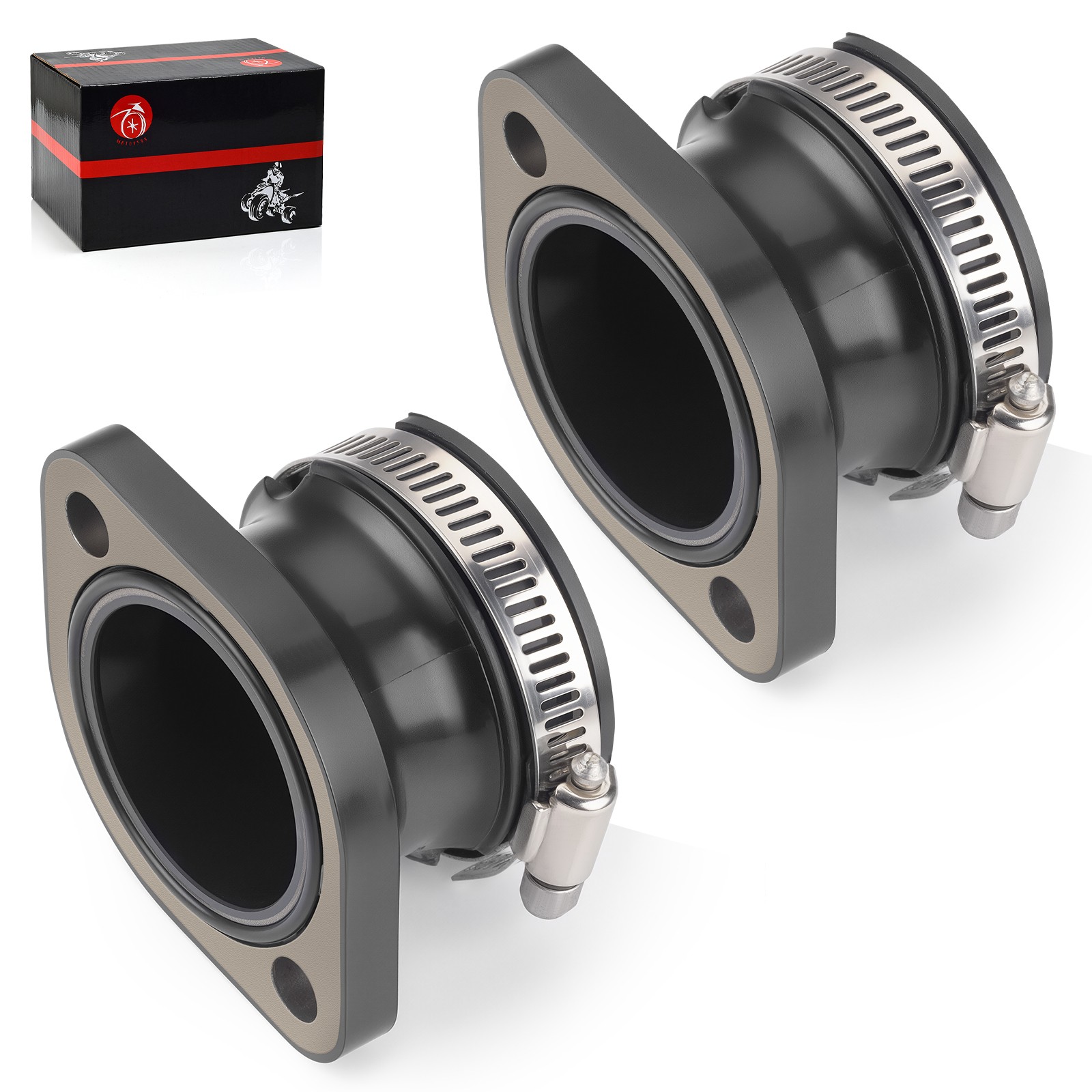 2X Intake Manifold Boot For Polaris Indy 500 1998-2000 Classic 1993-1998 3084325