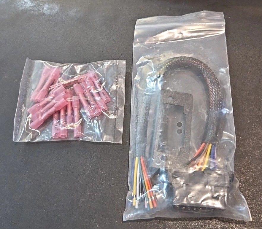 OBD2 J1962 Female to Open Pigtail Cable Bracket OBDii Port Replacement Black