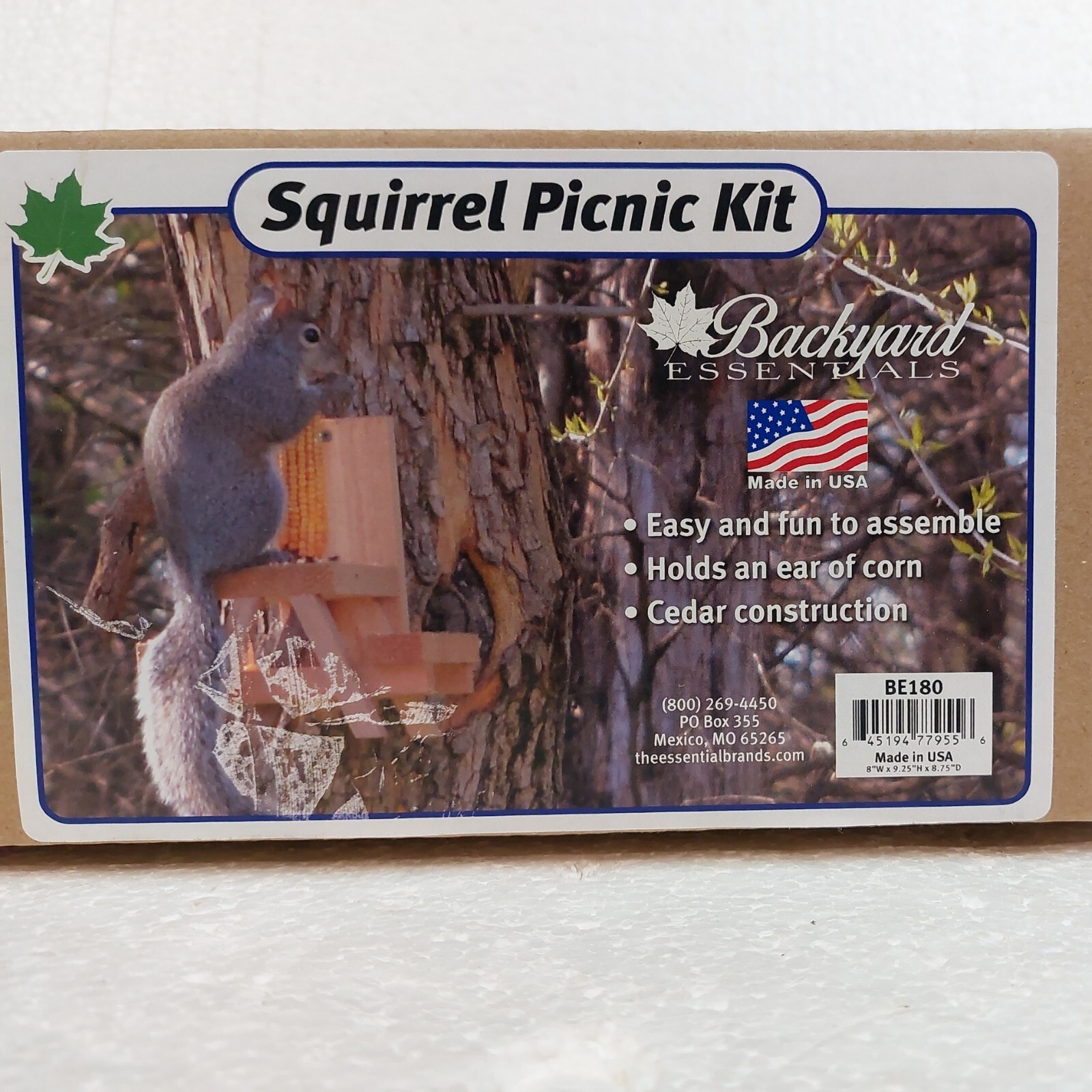 Squirrel Feeder Build A Squirrel Picnic Table Kit