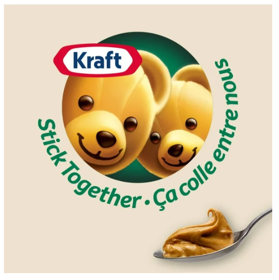 Kraft Only Peanuts All Natural Smooth Peanut Butter, 750g (2 Pack)