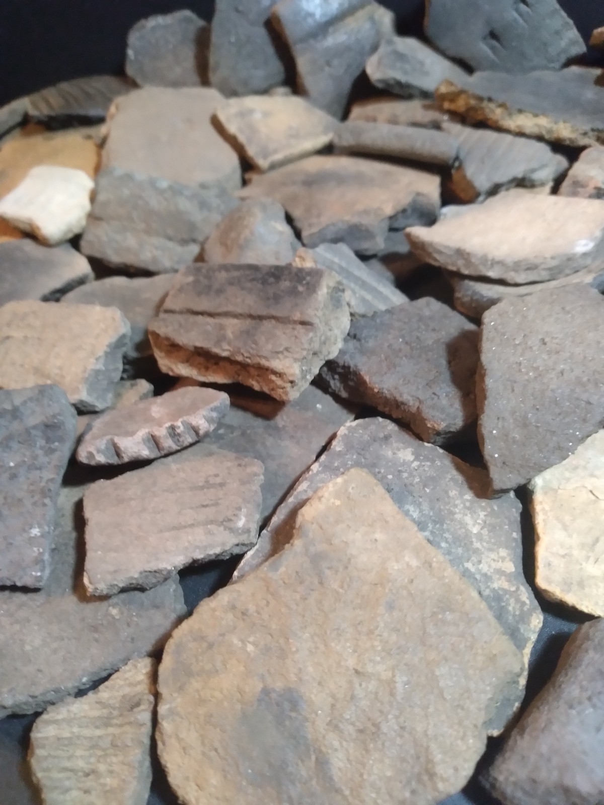 Northwest Florida Potsherds 2 lbs. Authentic Native Indian Artifacts AD 200-900