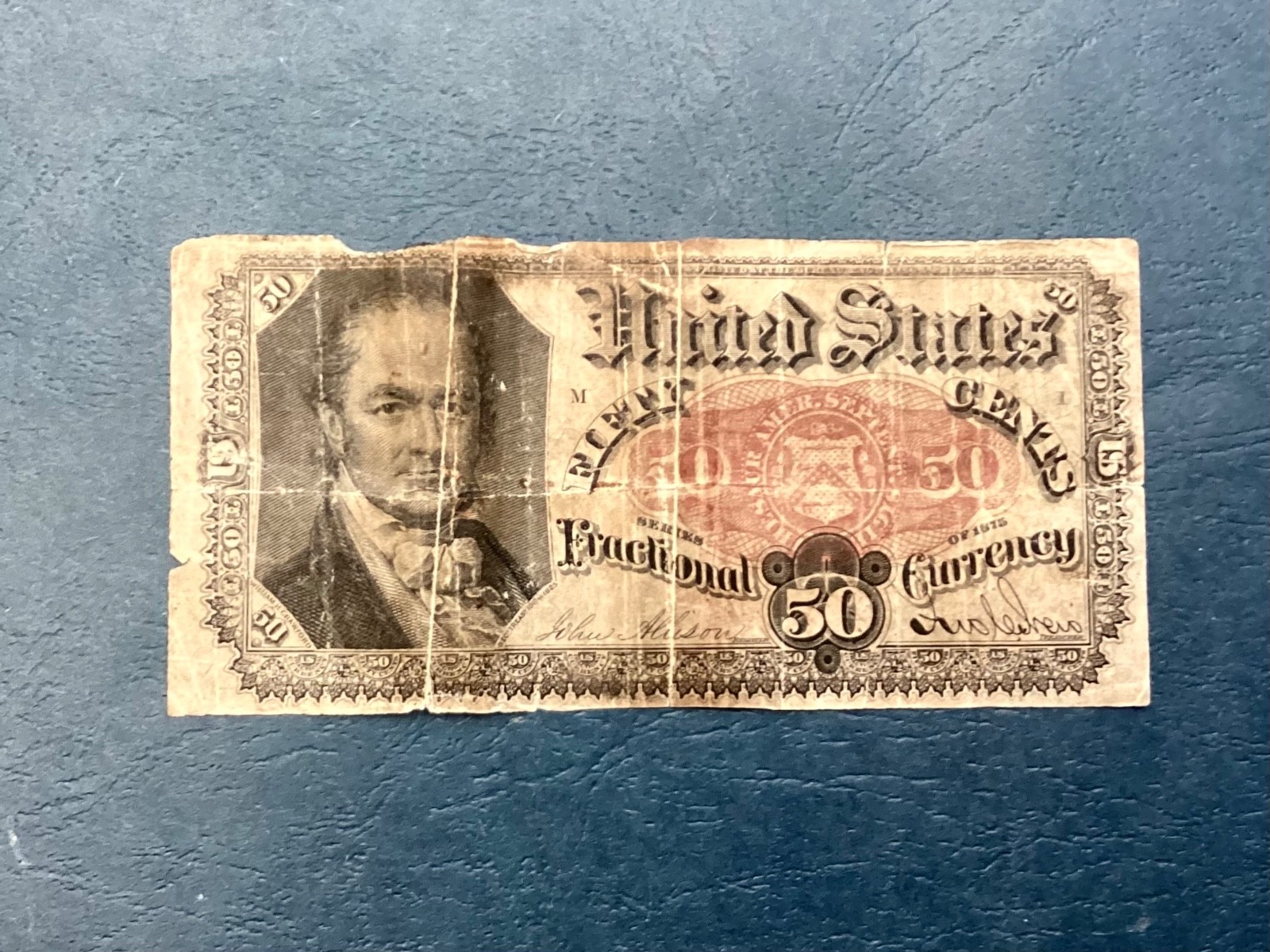 ~ US FRACTIONAL CURRENCY 50 CENTS 5TH ISSUE - CRAWFORD - FREE US SHIPPING