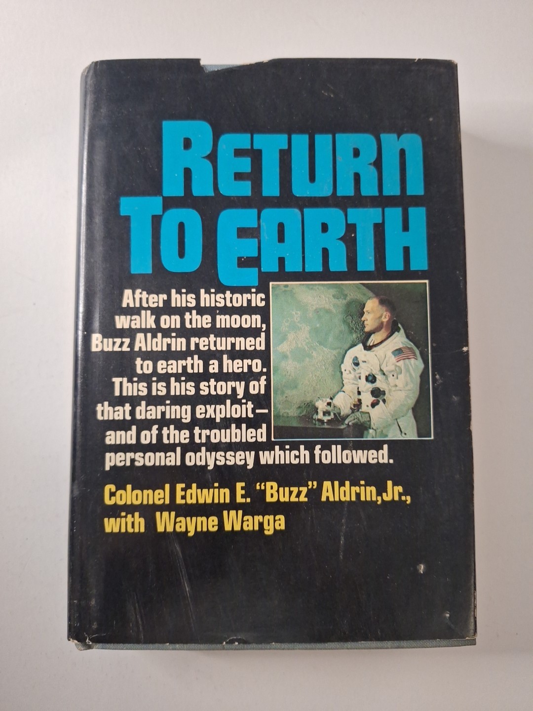 Rare! Return to Earth Col. Buzz Aldrin Book FDC EFO Stamps Skylab Man on Moon