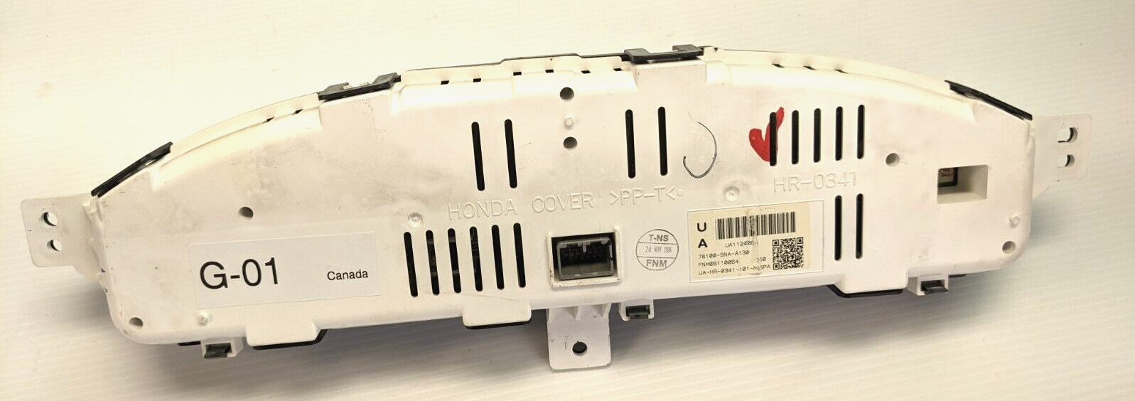 06-11 Honda Civic Dash RED LED Display Speedometer Instrument Gauge OEM 4 door