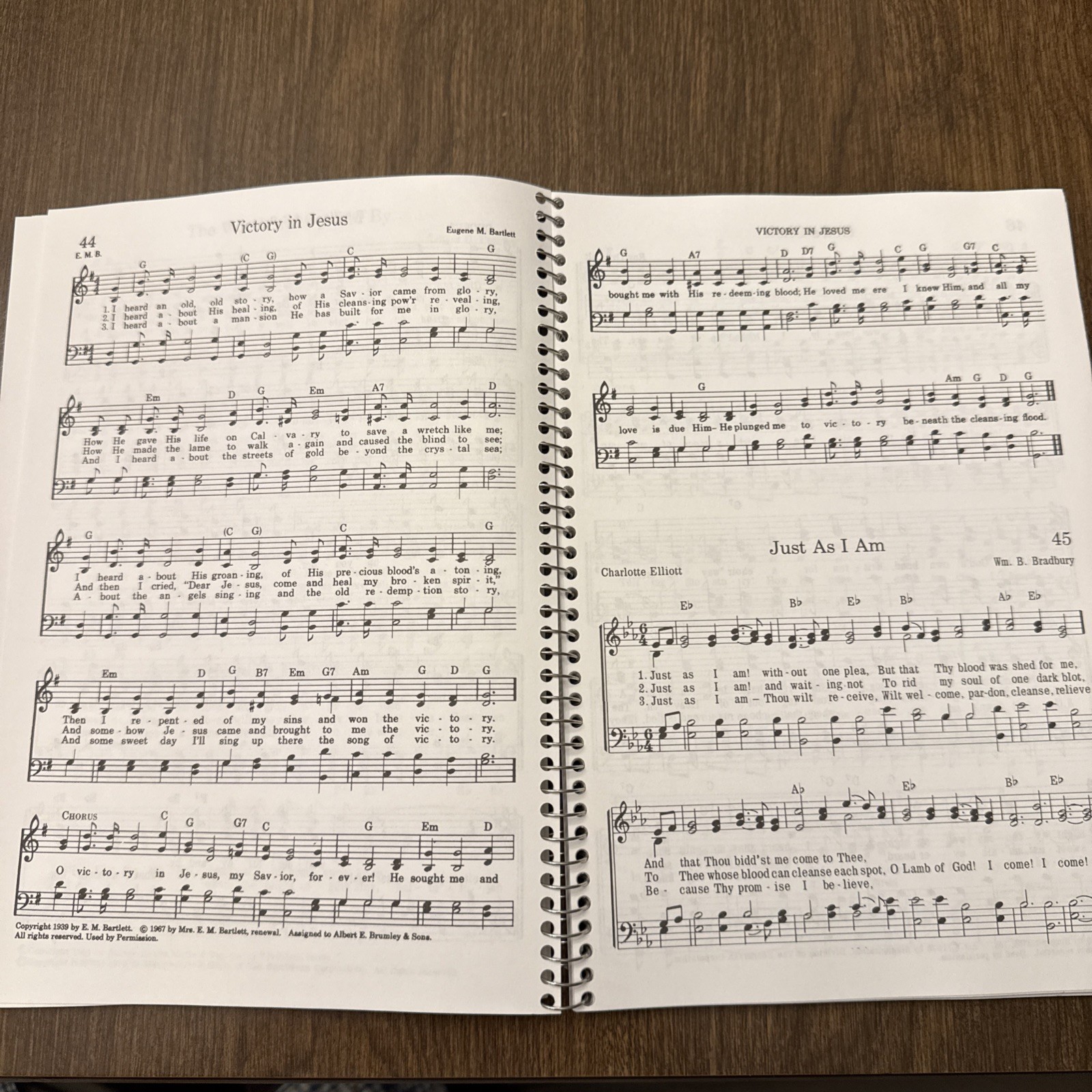 Gospel Hymnal Volume 2 Spiralbound Stamps Baxter Vintage 1979 Songbook